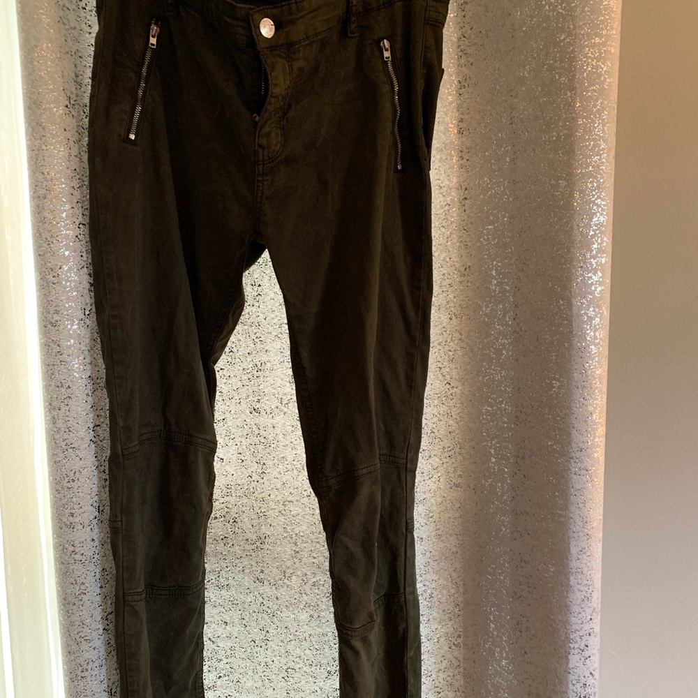 Zara army green pants